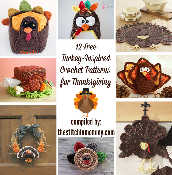 12 Free TurkeyInspired Crochet Patterns for Thanksgiving