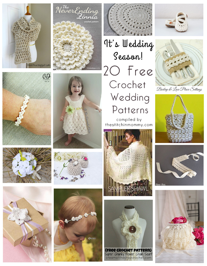 It's Wedding Season! 20 Free Crochet Wedding Patterns The Stitchin Mommy
