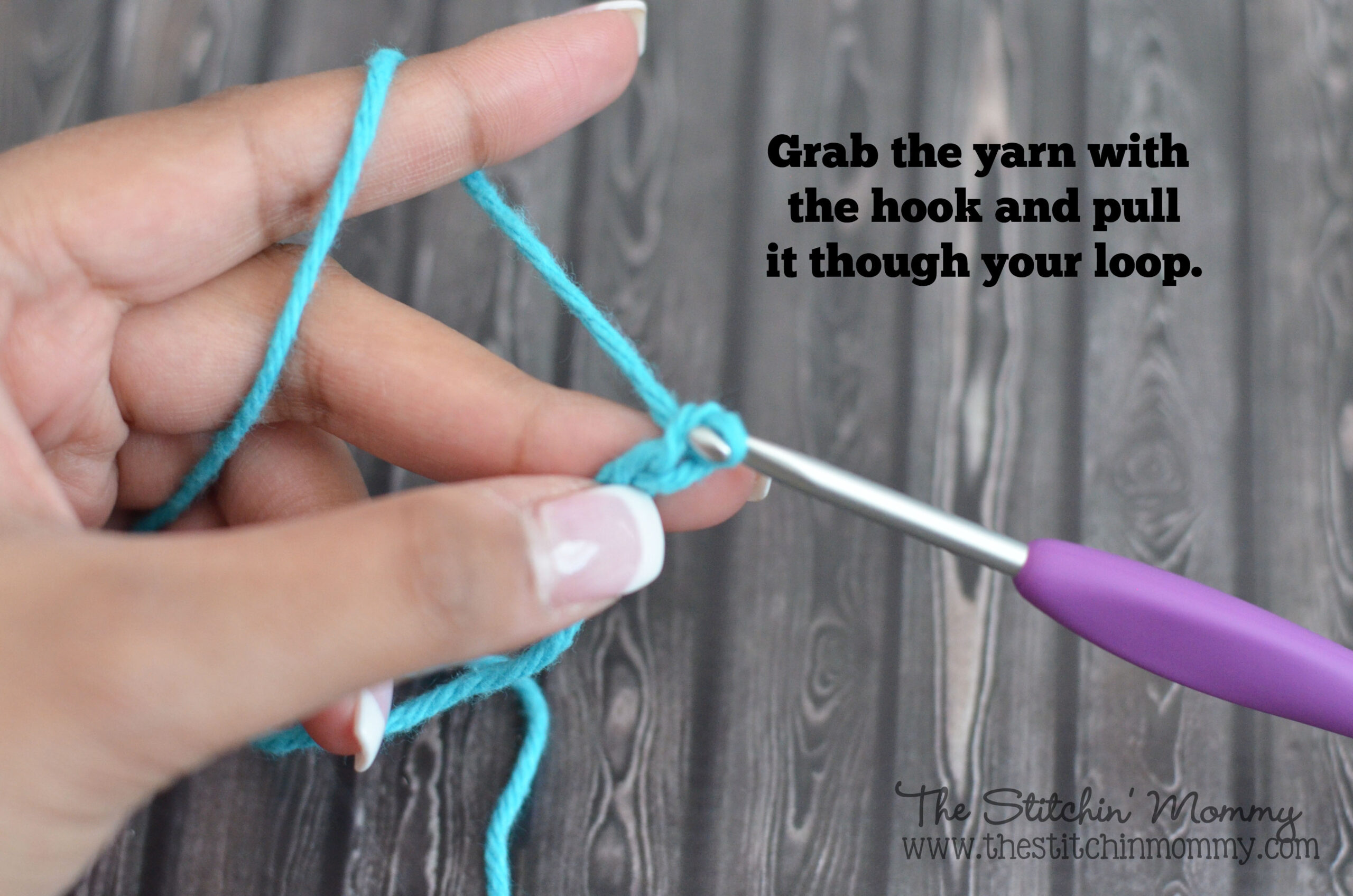 Crochet 101 Slip Knot and Chain Stitch The Stitchin Mommy
