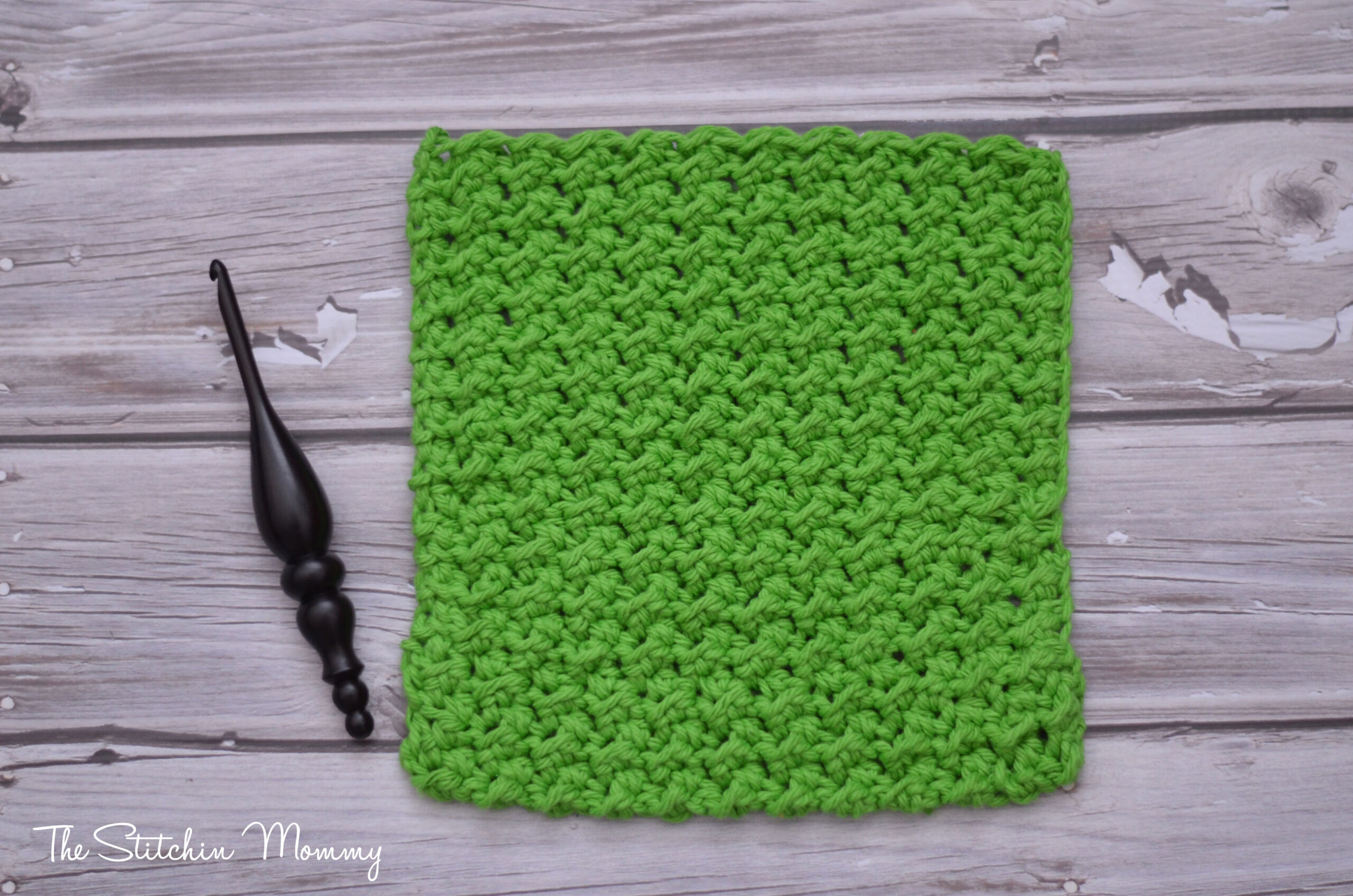 Moss Stitch Tutorial and Afghan Square Pattern