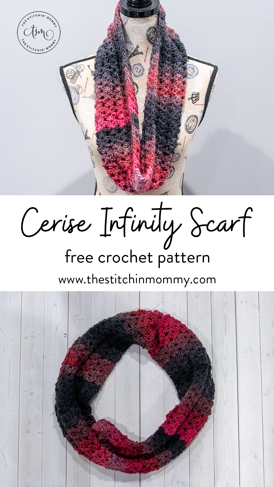 How to Crochet the Knit-Like Cowl and Infinity Scarf - This Pixie Creates, image size:1080x1920
