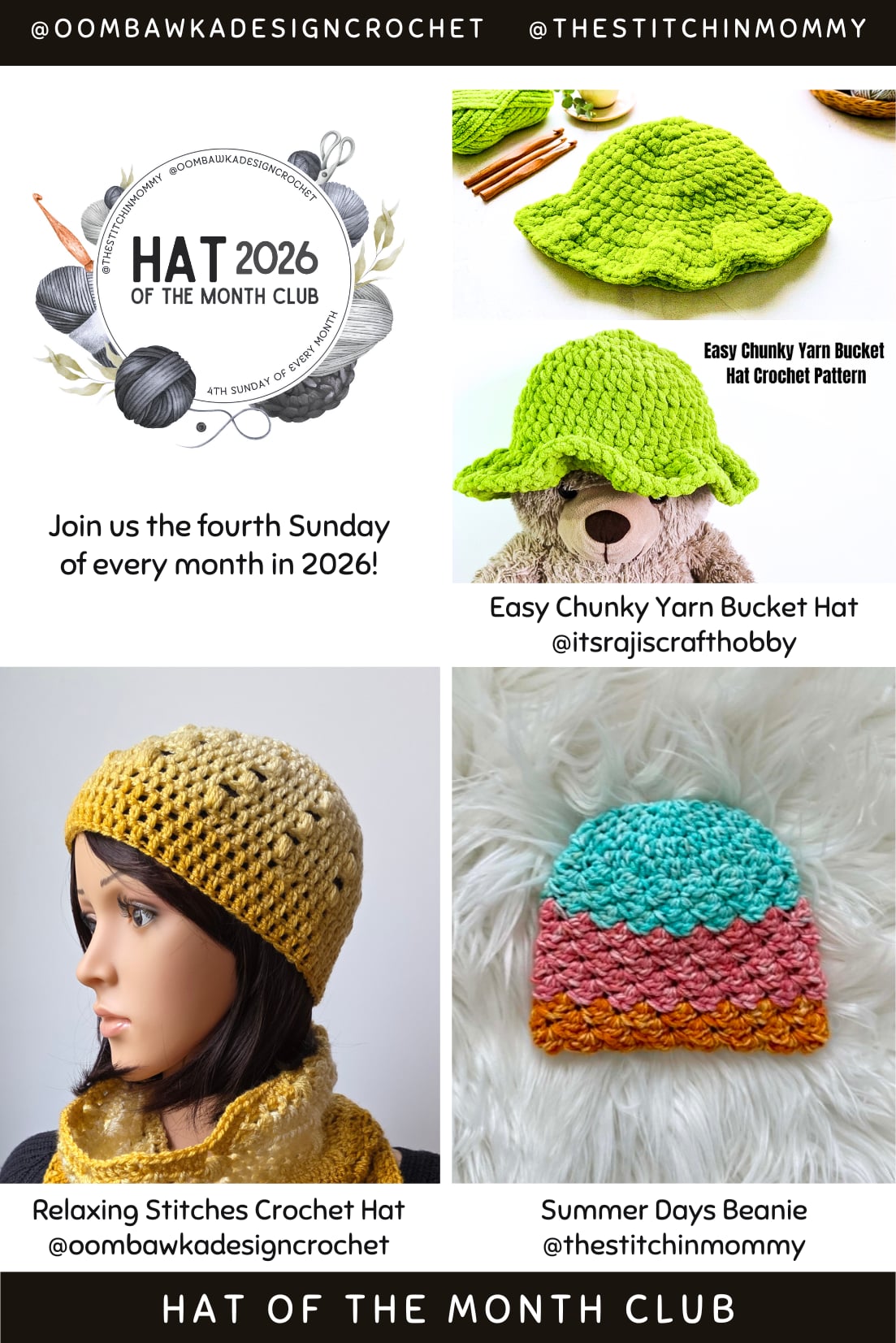 Summer Days Beanie - Free Crochet Pattern - The Stitchin Mommy