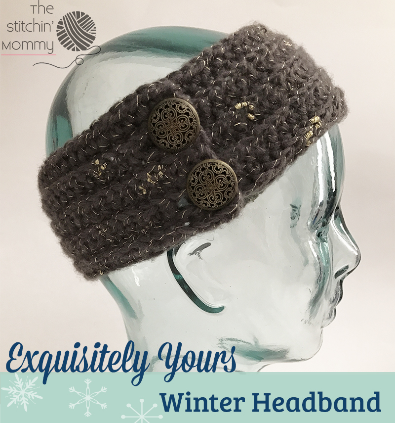 Exquisitely Yours Winter Headband Free Crochet Pattern The Stitchin Mommy