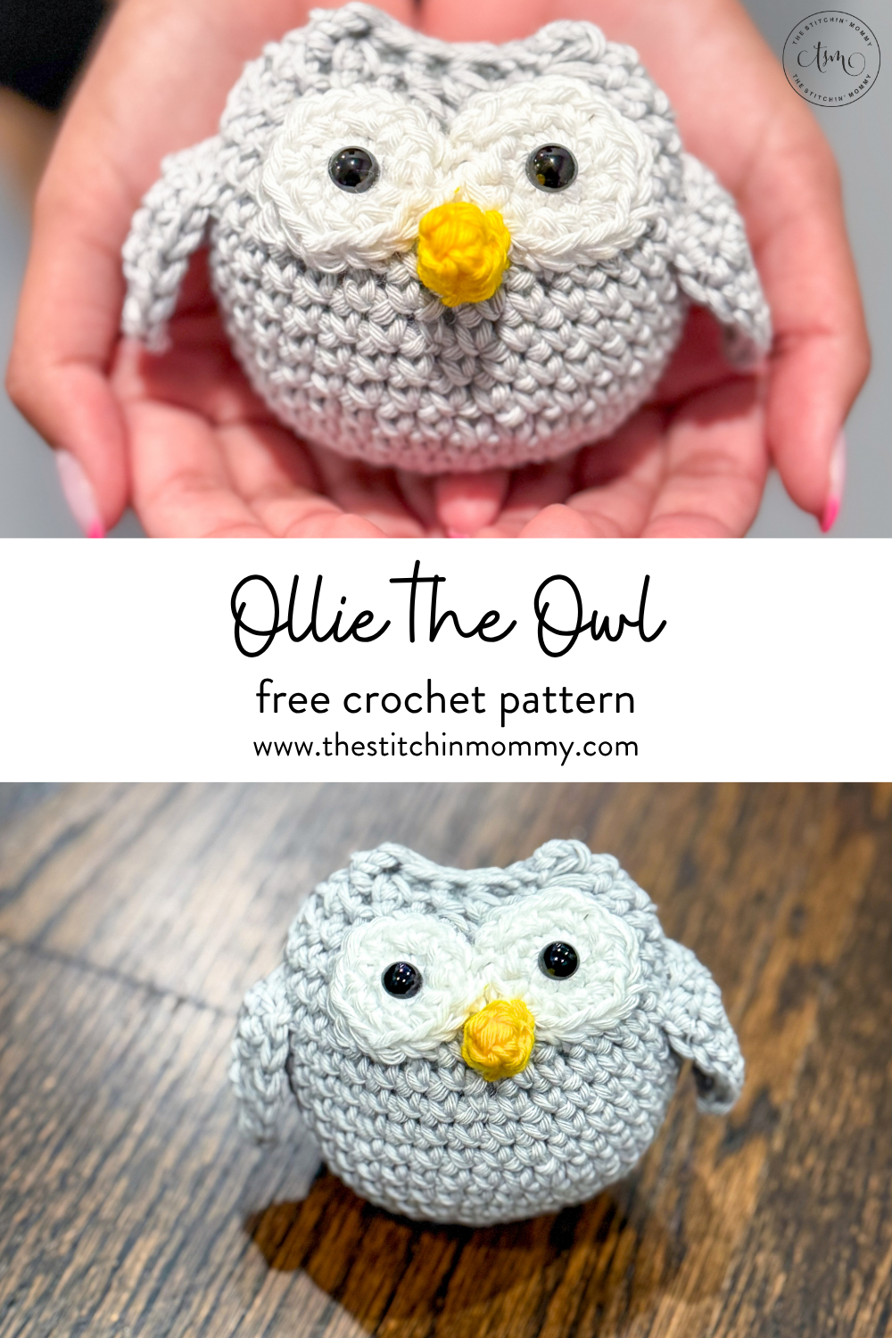 Ollie the Owl - Free Crochet Pattern - The Stitchin Mommy