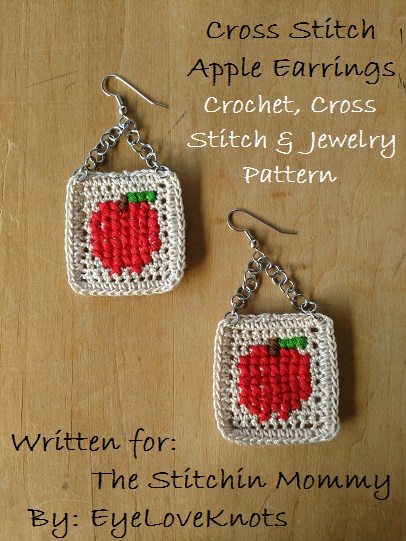crochet 101 how Apple Earrings Stitch Cross Free Cross Crochet, Stitch